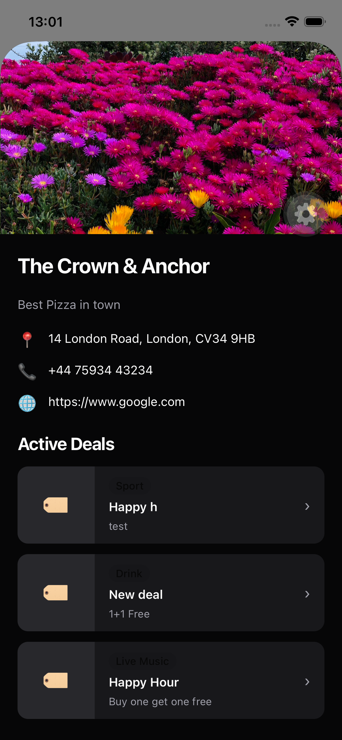 Blackboard app — screen 3